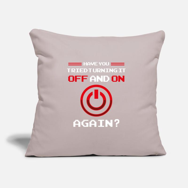 Computer Help Desk Technology Support Help Checklist Sofa pillowcase 17,3'' x 17,3'' (45 x 45 cm)