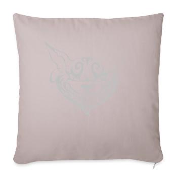 creepy Grinsekatze - Sofa pillowcase 17,3'' x 17,3'' (45 x 45 cm) - light taupe - Front