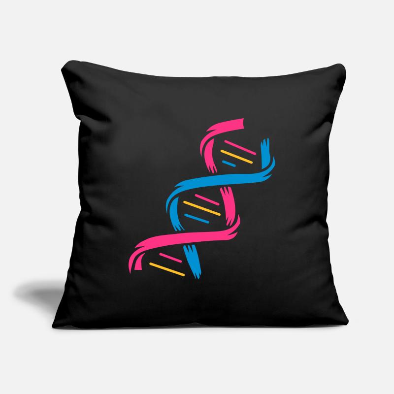 La structure d'une molécule d'ADN Housse de coussin décorative 45 x 45 cm