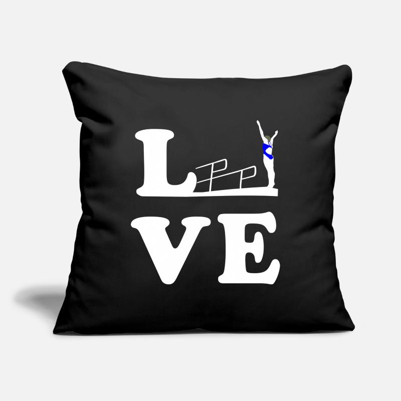 Plongée Plongée Plongée LOVE Housse de coussin décorative 45 x 45 cm