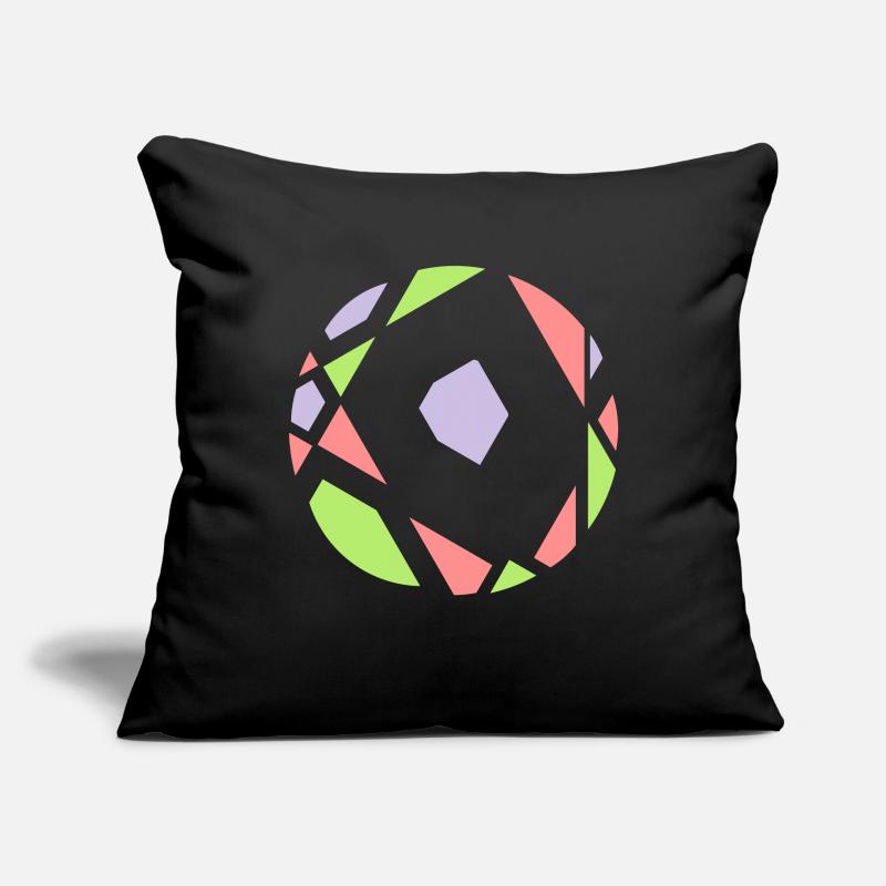 sphère abstraite Housse de coussin décorative 45 x 45 cm