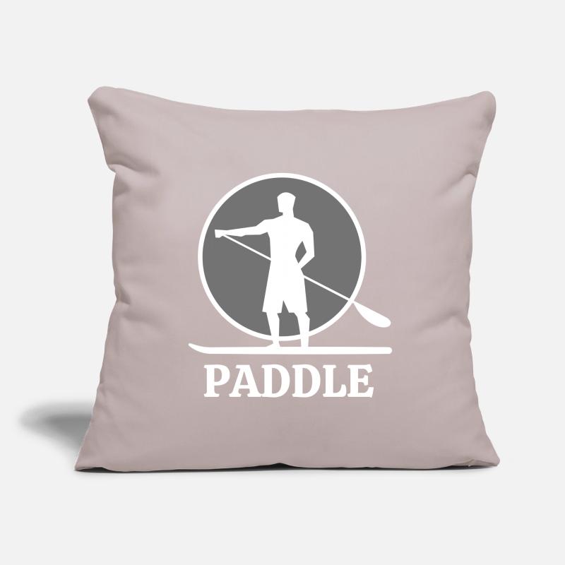 Paddle, paddle, paddle fan, paddle boarding Sofa pillowcase 17,3'' x 17,3'' (45 x 45 cm)