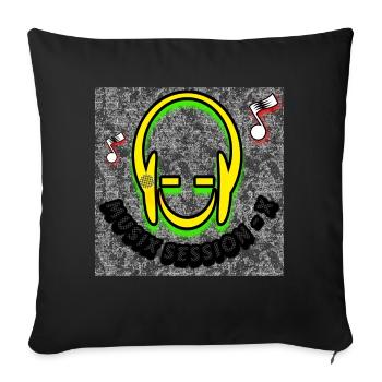 MUSIX SESSION - X - Image - 2023 - Sofa pillowcase 17,3'' x 17,3'' (45 x 45 cm) - black - Front
