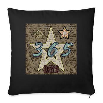 365 Days - Image - 2023 - Sofa pillowcase 17,3'' x 17,3'' (45 x 45 cm) - black - Front