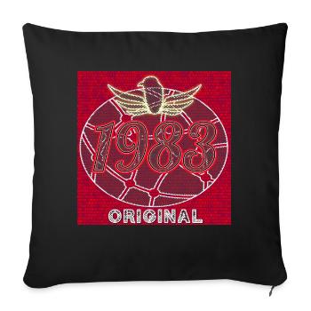 1983 (Original) - Image - 2023 - Sofa pillowcase 17,3'' x 17,3'' (45 x 45 cm) - black - Front