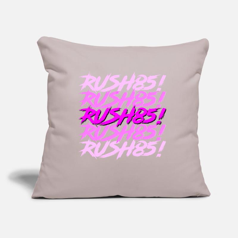 Synthwave / Cyberpunk Title Design RUSH85! -Hell Sofakissenbezug 45 x 45 cm