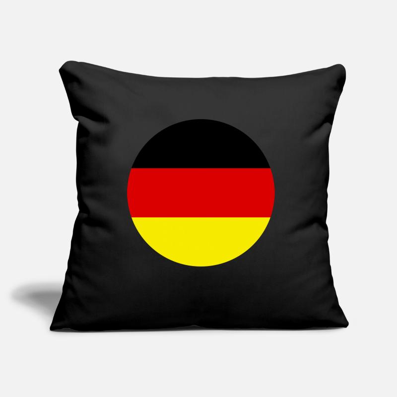 Flag Germany Germany Three Colors Vector Round Sofa pillowcase 17,3'' x 17,3'' (45 x 45 cm)