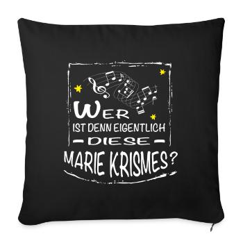 Who is this MARIE Krismes - Sofa pillowcase 17,3'' x 17,3'' (45 x 45 cm) - black - Front