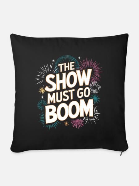 Pyrotechniker Feuerwerk Pyrotechnik - Sofakissenbezug 45 x 45 cm - Schwarz