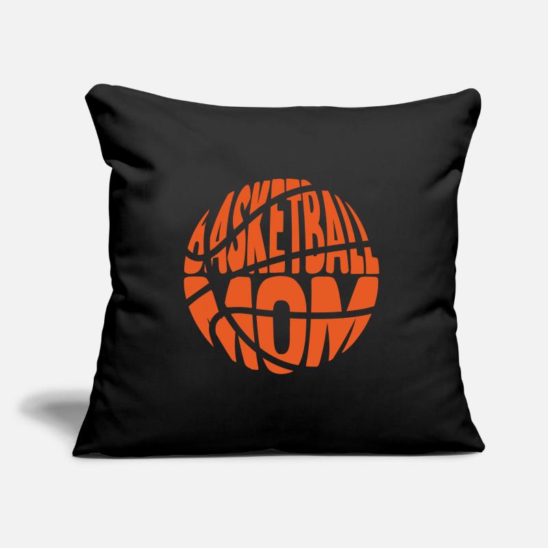 maman basketteuse Housse de coussin décorative 45 x 45 cm