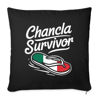 Mexico Mexico Mexican Spanish - Sofa pillowcase 17,3'' x 17,3'' (45 x 45 cm) - black - Front