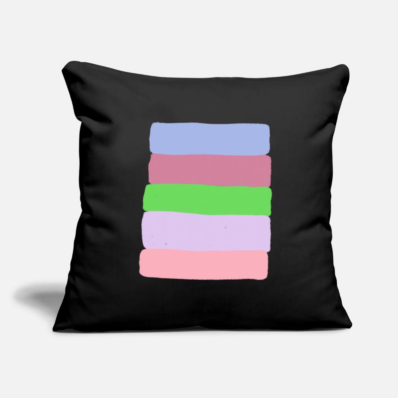 Pastel Stripe Stack Sofa pillowcase 17,3'' x 17,3'' (45 x 45 cm)