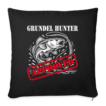 Goby Dicton. - Housse de coussin décorative 45 x 45 cm - noir - Devant