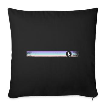 Planche à voile - Housse de coussin décorative 45 x 45 cm - noir - Devant