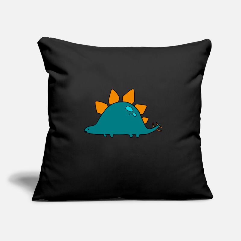 stégosaure Housse de coussin décorative 45 x 45 cm