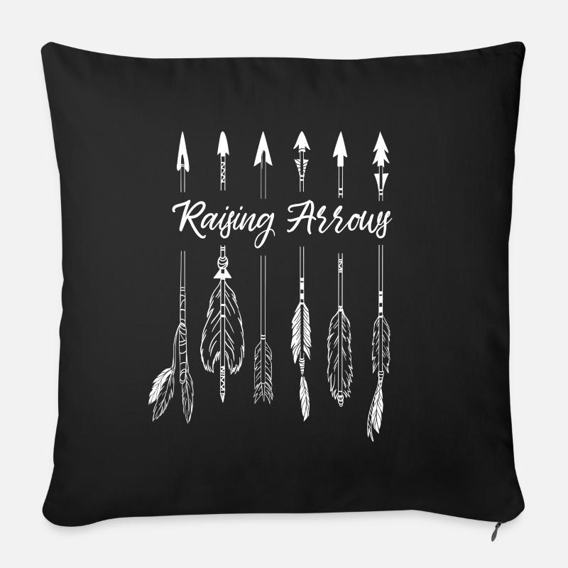 Raising Arrows - Sofakissenbezug 45 x 45 cm - Schwarz
