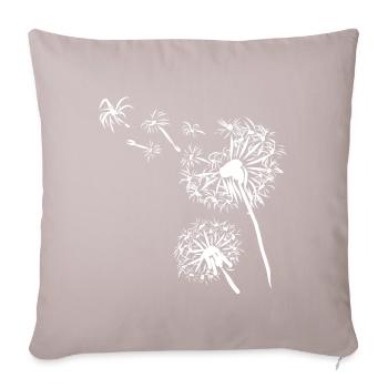 Pusteblume - Sofakissenbezug 45 x 45 cm - helles Taupe - Vorne