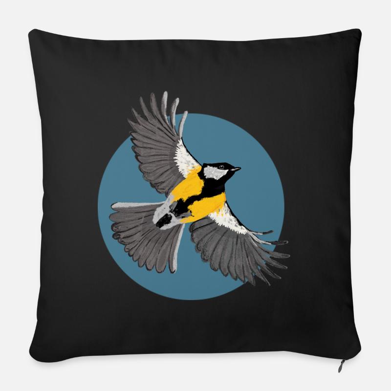 Génial - Housse de coussin décorative 45 x 45 cm - noir