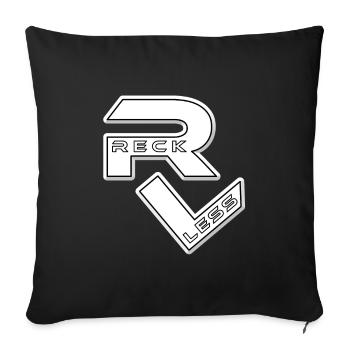 Achievement First Reckless RECKLESS Gamer - Sofa pillowcase 17,3'' x 17,3'' (45 x 45 cm) - black - Front