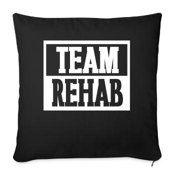Physiotherapy Physical Therapist PT Massage Rehab - Sofa pillowcase 17,3'' x 17,3'' (45 x 45 cm) - black - Front