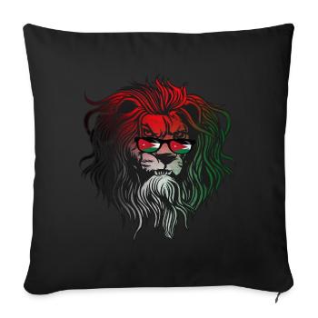 Jordanie - Housse de coussin décorative 45 x 45 cm - noir - Devant