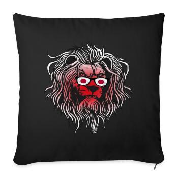 Japon - Housse de coussin décorative 45 x 45 cm - noir - Devant