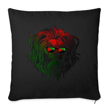 Martinique - Housse de coussin décorative 45 x 45 cm - noir - Devant