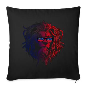 Liechtenstein - Sofa pillowcase 17,3'' x 17,3'' (45 x 45 cm) - black - Front