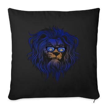Kosovo (en anglais) - Housse de coussin décorative 45 x 45 cm - noir - Devant