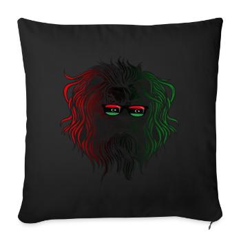 Libyen - Sofakissenbezug 45 x 45 cm - Schwarz - Vorne