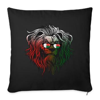 Macédoine - Housse de coussin décorative 45 x 45 cm - noir - Devant