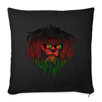 Afghanistan - Sofakissenbezug 45 x 45 cm - Schwarz - Vorne