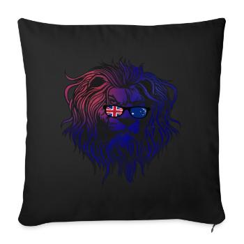 Australie - Housse de coussin décorative 45 x 45 cm - noir - Devant