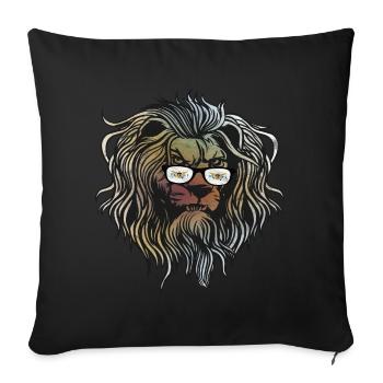 American Virgin Islands - Sofa pillowcase 17,3'' x 17,3'' (45 x 45 cm) - black - Front