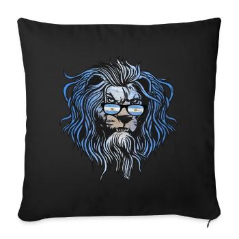 Argentine - Housse de coussin décorative 45 x 45 cm - noir - Devant