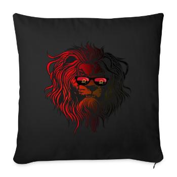 Angola - Sofa pillowcase 17,3'' x 17,3'' (45 x 45 cm) - black - Front