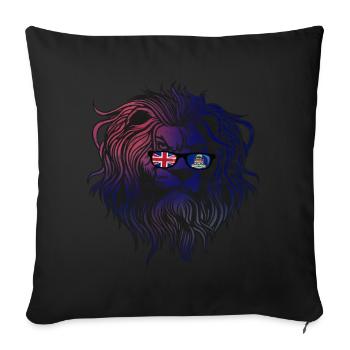Îles Caïmans - Housse de coussin décorative 45 x 45 cm - noir - Devant