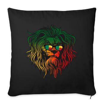 Benin - Sofa pillowcase 17,3'' x 17,3'' (45 x 45 cm) - black - Front