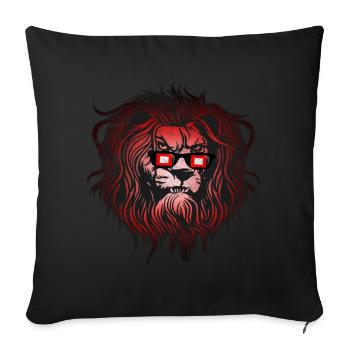 Baster - Housse de coussin décorative 45 x 45 cm - noir - Devant