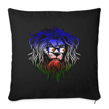 Batwa - Housse de coussin décorative 45 x 45 cm - noir - Devant