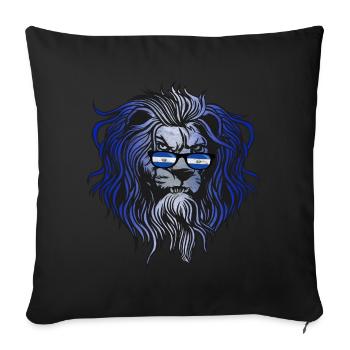 El Salvador - Sofa pillowcase 17,3'' x 17,3'' (45 x 45 cm) - black - Front
