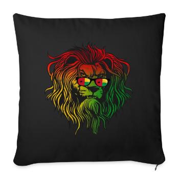 Guinea-Bissau - Sofakissenbezug 45 x 45 cm - Schwarz - Vorne