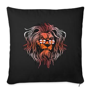 Guernsey - Sofa pillowcase 17,3'' x 17,3'' (45 x 45 cm) - black - Front