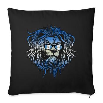Guatemala - Sofa pillowcase 17,3'' x 17,3'' (45 x 45 cm) - black - Front