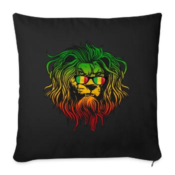 Mali - Sofa pillowcase 17,3'' x 17,3'' (45 x 45 cm) - black - Front