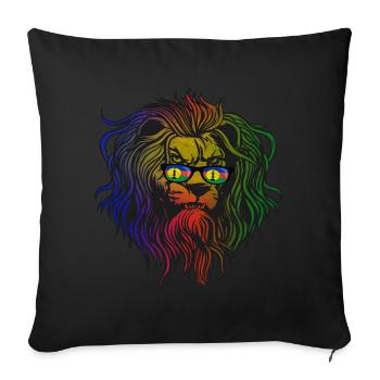 Nouvelle Calédonie - Housse de coussin décorative 45 x 45 cm - noir - Devant