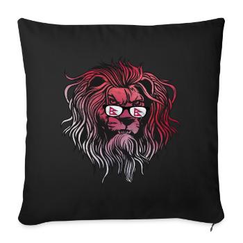 Nepal - Sofa pillowcase 17,3'' x 17,3'' (45 x 45 cm) - black - Front
