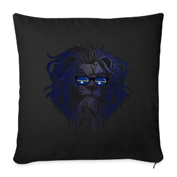 Nauru - Sofa pillowcase 17,3'' x 17,3'' (45 x 45 cm) - black - Front