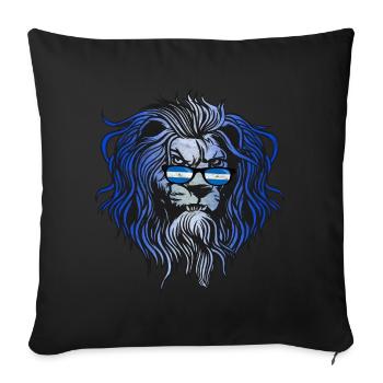 Nicaragua - Sofa pillowcase 17,3'' x 17,3'' (45 x 45 cm) - black - Front
