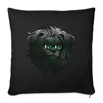Pakistan - Sofa pillowcase 17,3'' x 17,3'' (45 x 45 cm) - black - Front